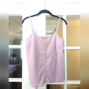 Dolan button cami in soft lilac, M